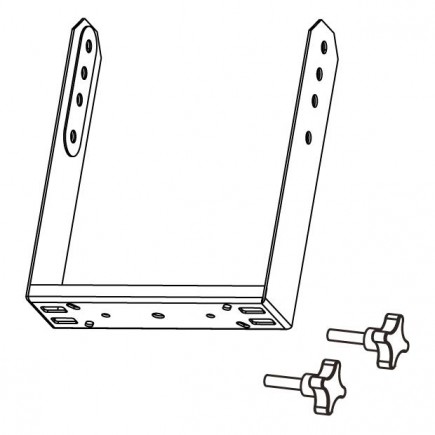 KV2 Audio EX6 Vertical Bracket Rama montażu pionowego do EX6, ESD6.